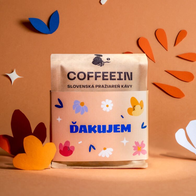 COFFEEIN "ĎAKUJEM" - zrnková káva 200g