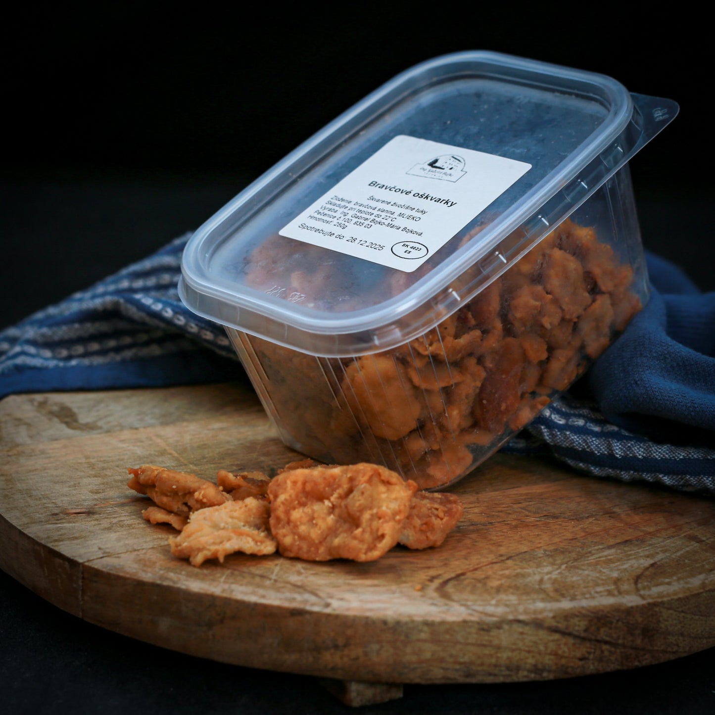 Domáce bravčové OŠKVARKY - celé (250g)