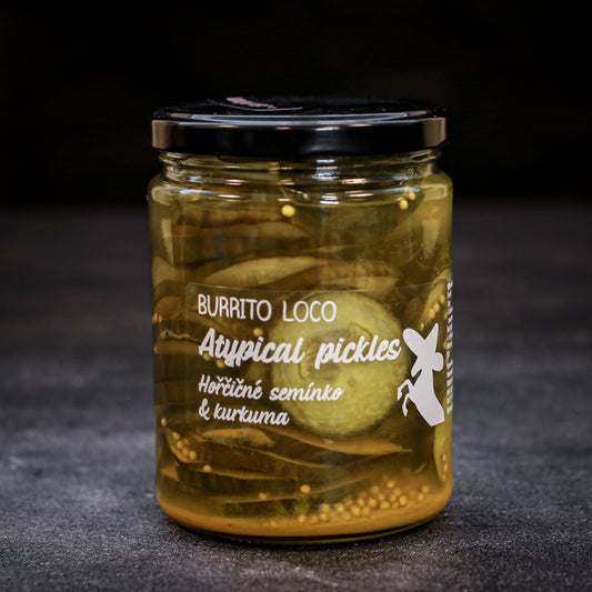 Atypical pickles - horčičné semienka a kurkuma (nakladané uhorky) 500g