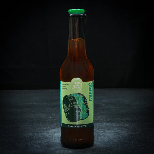 GREPIČ - remeselná grepová limonáda 330ml (sklo) (Mana Roots)