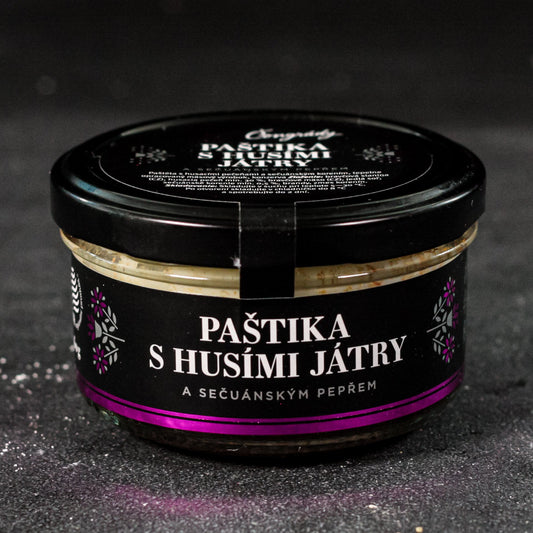 GURMÁN paštéta z husacích pečienok - so sečuánskym korením 170 g